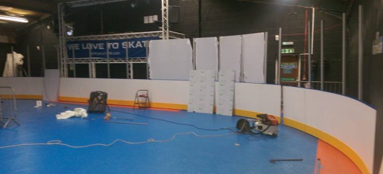 Ice Hockey Ring Installation